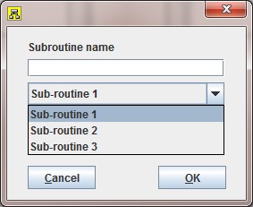 Create Subroutine